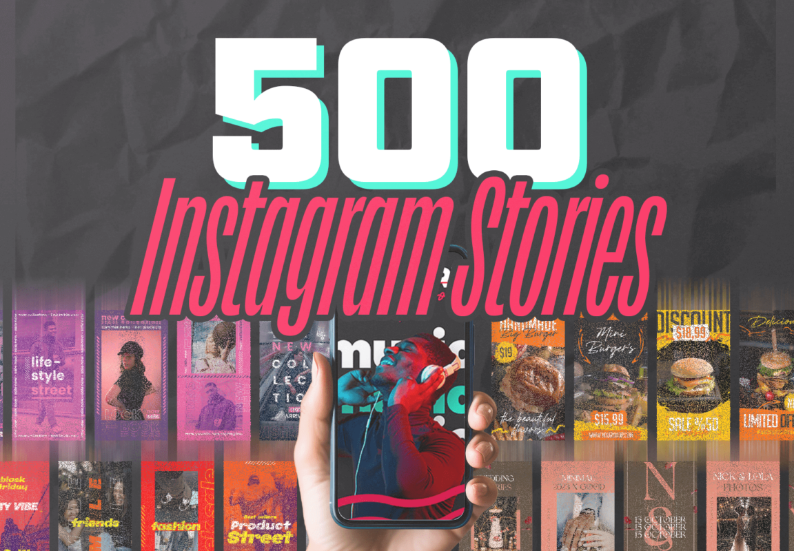 500 Instagram Stories Bundle